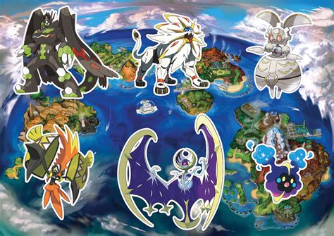 legendaries in pokemon moon